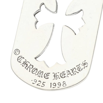 Chrome Hearts Cutout Cross Silver Pendant Size ONE SIZE