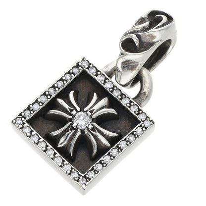 Chrome Hearts Framed CH Plus Diamond Pendant Size ONE SIZE