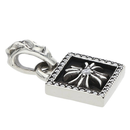 Chrome Hearts Framed CH Plus Diamond Pendant Size ONE SIZE