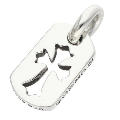 Chrome Hearts Tiny Cutout Cross Dog Tag Charm Size ONE SIZE