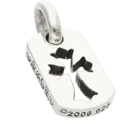 Chrome Hearts Tiny Cutout Cross Dog Tag Charm Size ONE SIZE