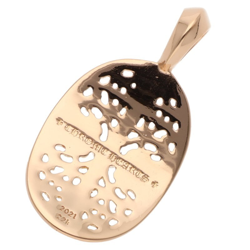 Chrome Hearts 22K Classic Oval Diamond Pendant Size Multi