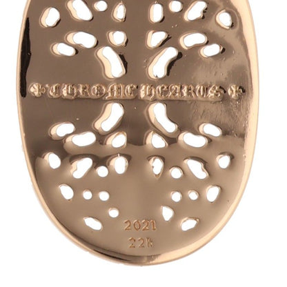 Chrome Hearts 22K Classic Oval Diamond Pendant Size Multi