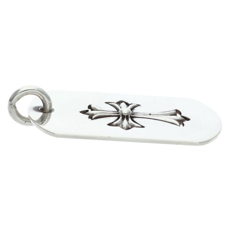 Chrome Hearts Cutout Tiny Cross Silver Pendant Size LARGE