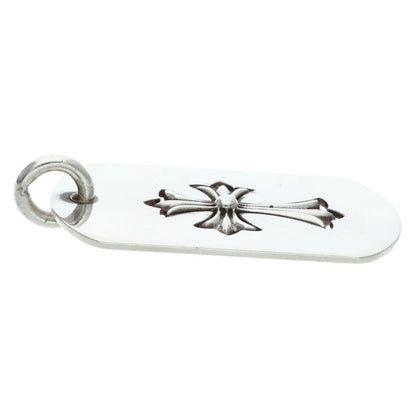 Chrome Hearts Cutout Tiny Cross Silver Pendant Size LARGE