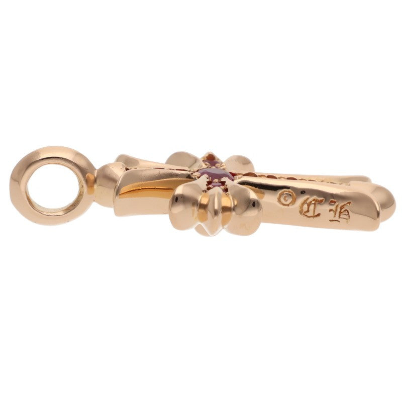 Chrome Hearts 22K Tiny Fat Cross Ruby Pendant Size ONE SIZE