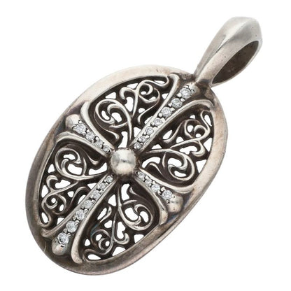 Chrome Hearts Classic Oval Diamond Pendant Size ONE SIZE