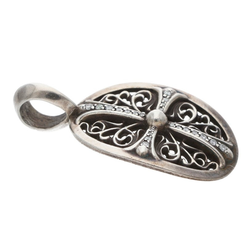 Chrome Hearts Classic Oval Diamond Pendant Size ONE SIZE