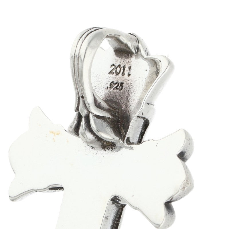 Chrome Hearts Small Double CH Silver Pendant Size ONE SIZE