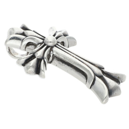Chrome Hearts Small Double CH Silver Pendant Size ONE SIZE