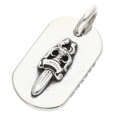 Chrome Hearts Raised Dogtag Silver Charm Size ONE SIZE