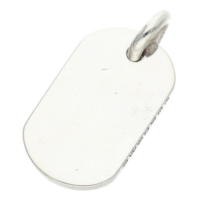 Chrome Hearts Raised Dogtag Silver Charm Size ONE SIZE
