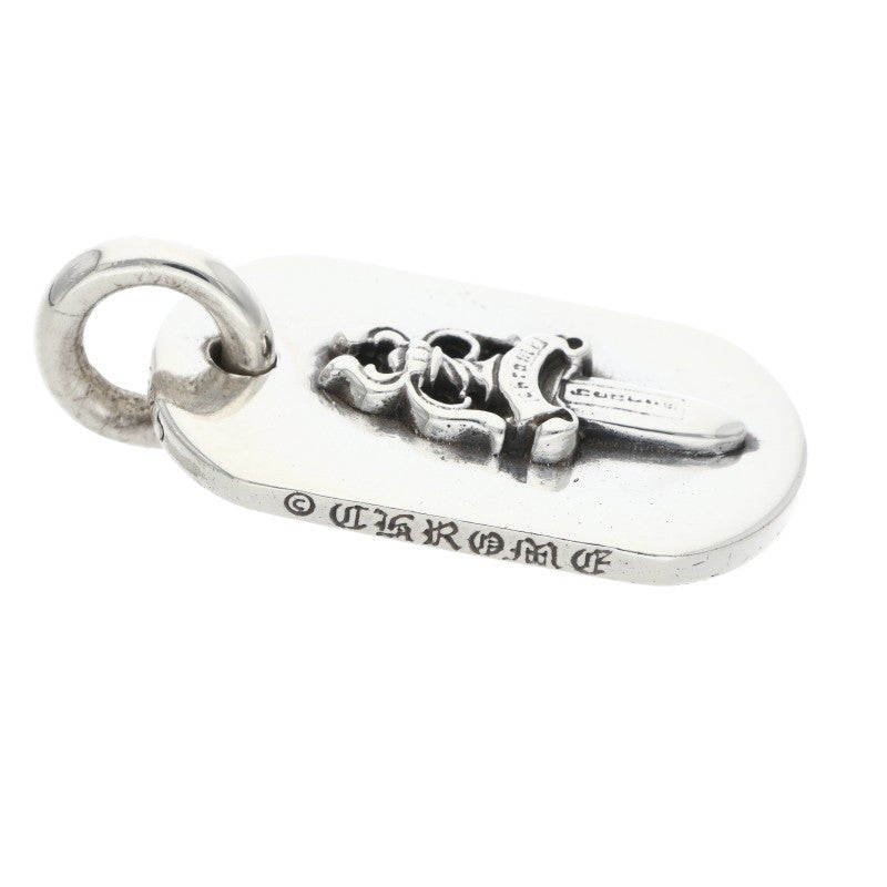 Chrome Hearts Raised Dogtag Silver Charm Size ONE SIZE