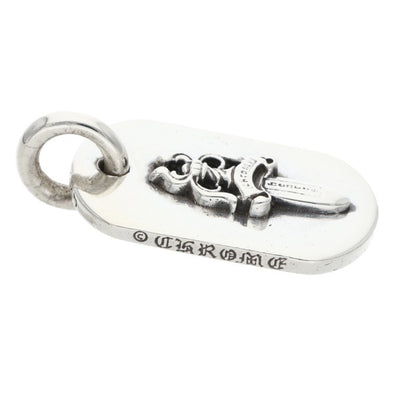 Chrome Hearts Raised Dogtag Silver Charm Size ONE SIZE