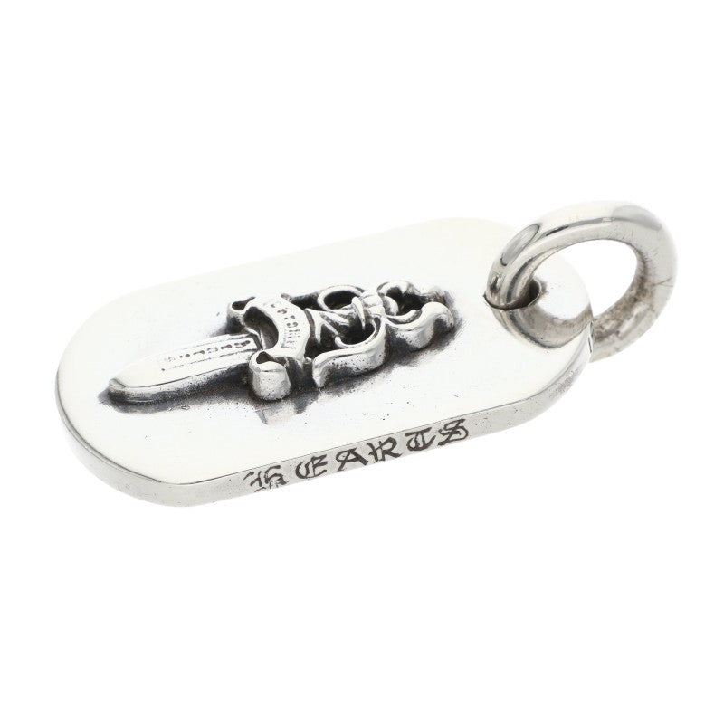 Chrome Hearts Raised Dogtag Silver Charm Size ONE SIZE