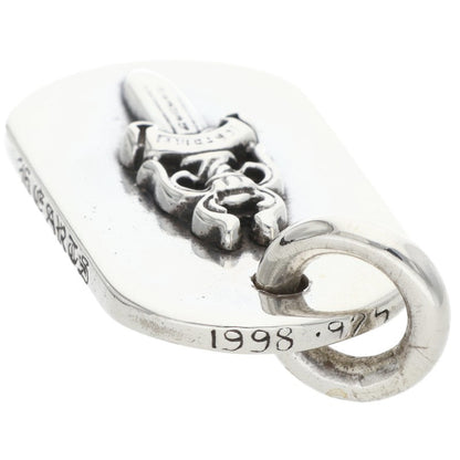 Chrome Hearts Raised Dogtag Silver Charm Size ONE SIZE