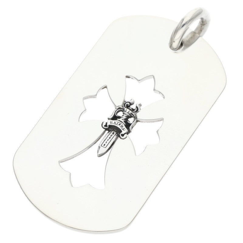 Chrome Hearts Cutout Cross Dagger Dogtag Size ONE SIZE