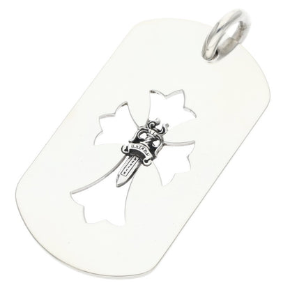 Chrome Hearts Cutout Cross Dagger Dogtag Size ONE SIZE