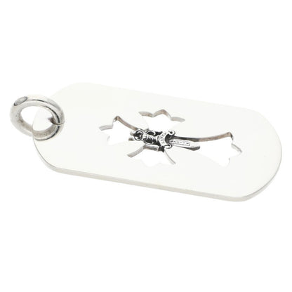 Chrome Hearts Cutout Cross Dagger Dogtag Size ONE SIZE