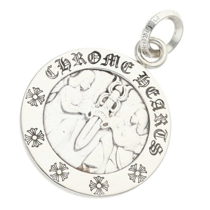 Chrome Hearts Large Angel Medal Silver Pendant Size ONE SIZE