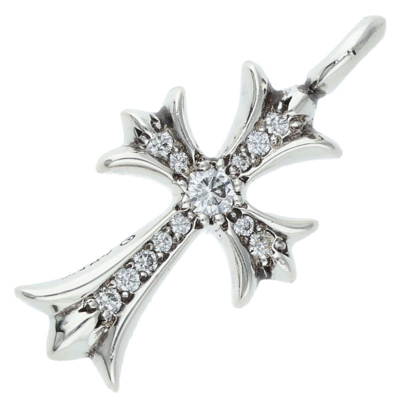Chrome Hearts Tiny Fat Cross Diamond Pendant Size ONE SIZE