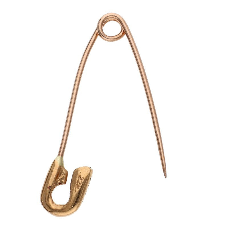 Chrome Hearts 22K Small Safety Pin Gold Charm Size ONE SIZE