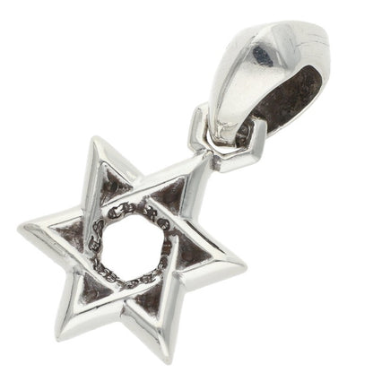 Chrome Hearts Star of David Charm 925 Silver Size ONE SIZE