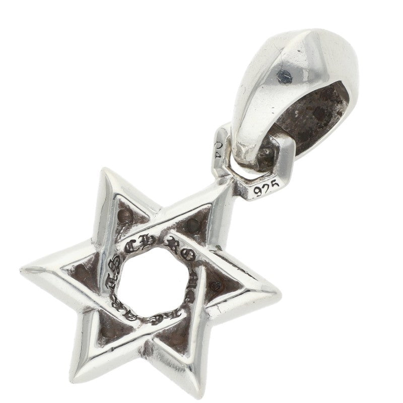 Chrome Hearts Star of David Charm 925 Silver Size ONE SIZE
