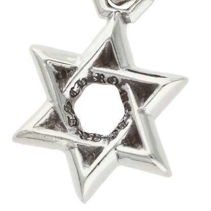 Chrome Hearts Star of David Charm 925 Silver Size ONE SIZE