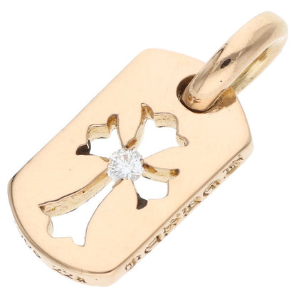 Chrome Hearts 22K Tiny Cutout Diamond Charm Size ONE SIZE