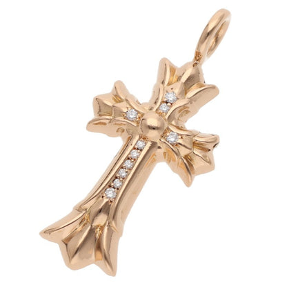 Chrome Hearts 22K DBL CH Cross Diamond Pendant Size ONE SIZE