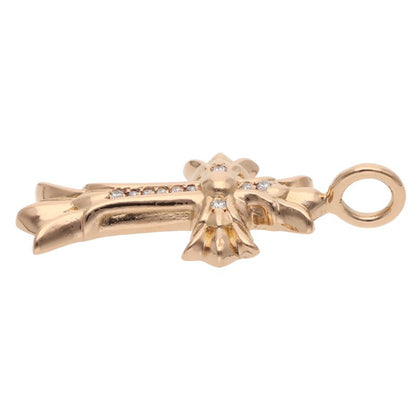 Chrome Hearts 22K DBL CH Cross Diamond Pendant Size ONE SIZE