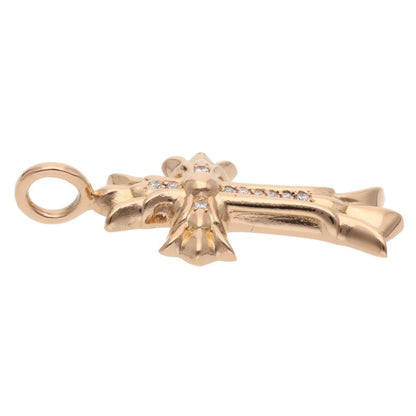 Chrome Hearts 22K DBL CH Cross Diamond Pendant Size ONE SIZE
