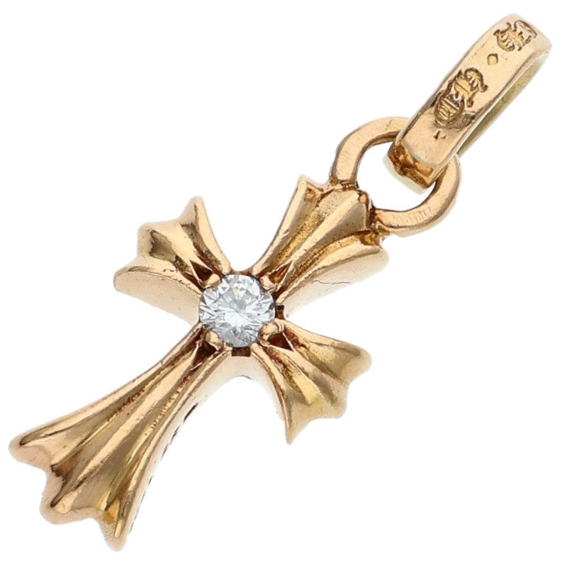 Chrome Hearts 22K Baby Fat Cross Diamond Charm Size ONE SIZE
