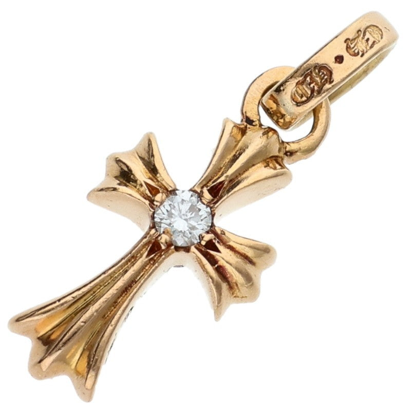 Chrome Hearts 22K Baby Fat Cross Diamond Charm Size ONE SIZE