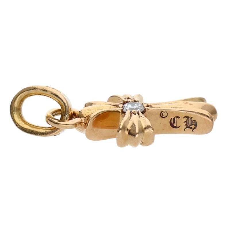 Chrome Hearts 22K Baby Fat Cross Diamond Charm Size ONE SIZE