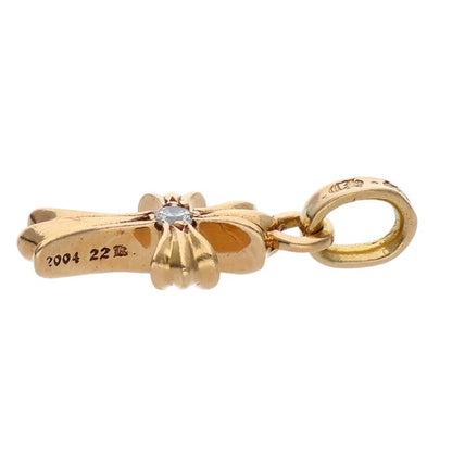 Chrome Hearts 22K Baby Fat Cross Diamond Charm Size ONE SIZE