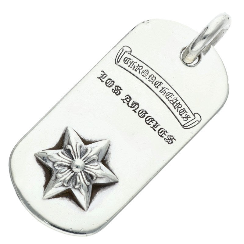 Chrome Hearts LA Exclusive Raised Star Dog Tag Necklace Size ONE SIZE