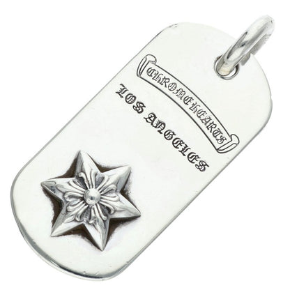 Chrome Hearts LA Exclusive Raised Star Dog Tag Necklace Size ONE SIZE