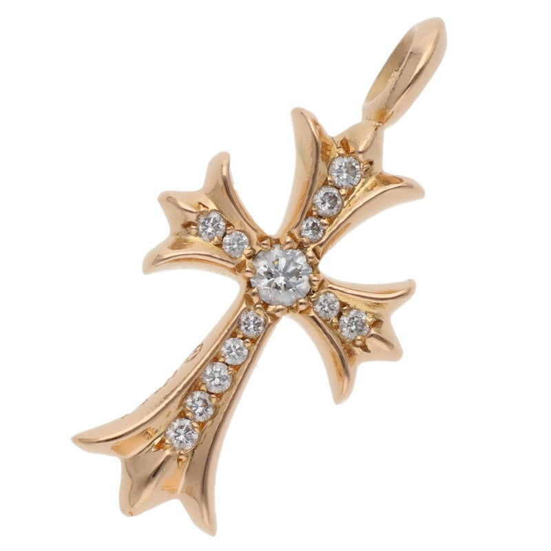 Chrome Hearts 22K Tiny Fat Diamond Pendant Size ONE Multi
