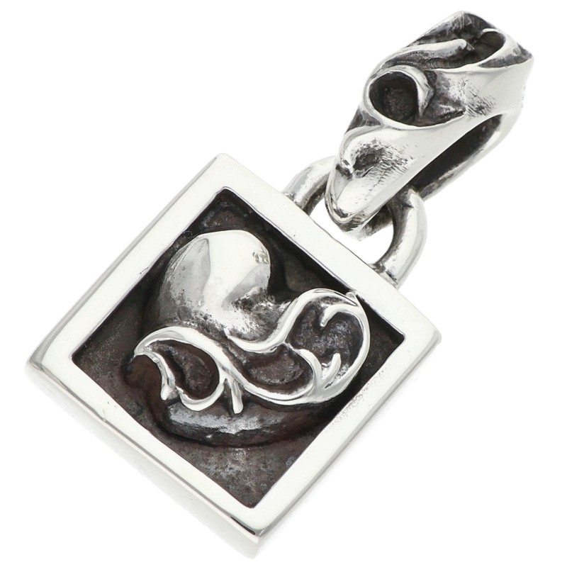 Chrome Hearts Framed Heart Charm 925 Silver Size ONE SIZE