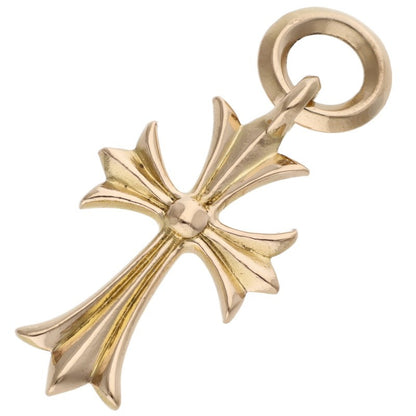 Chrome Hearts 22K Tiny CH Cross Gold Charm Size ONE SIZE