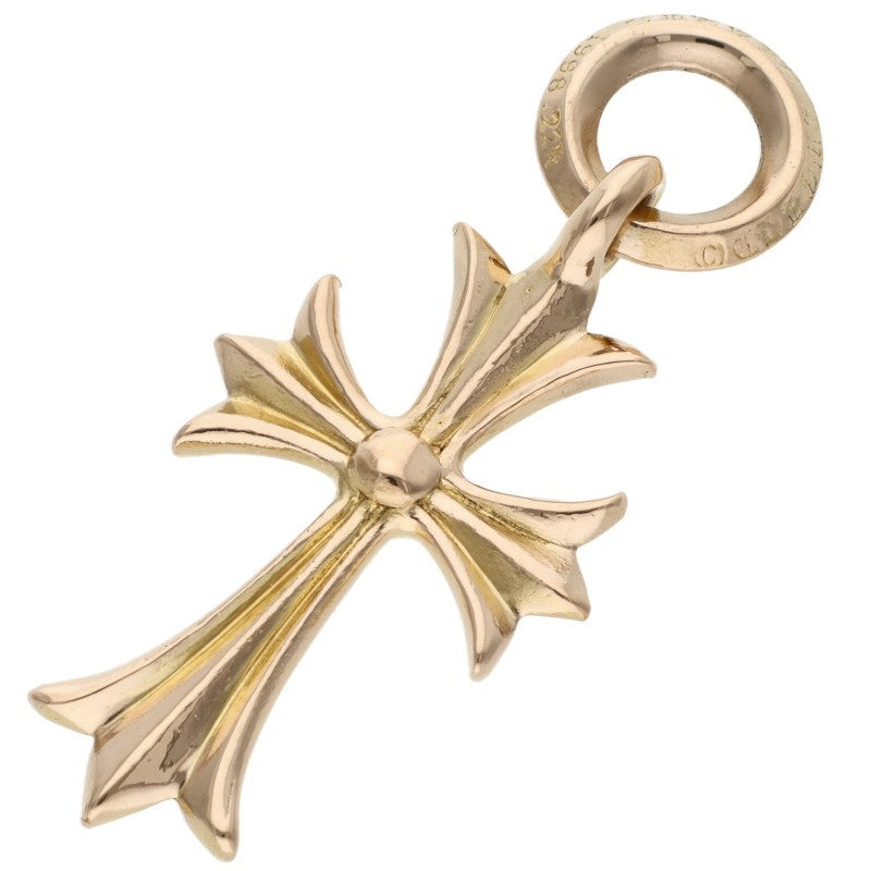 Chrome Hearts 22K Tiny CH Cross Gold Charm Size ONE SIZE