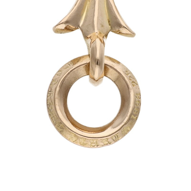 Chrome Hearts 22K Tiny CH Cross Gold Charm Size ONE SIZE