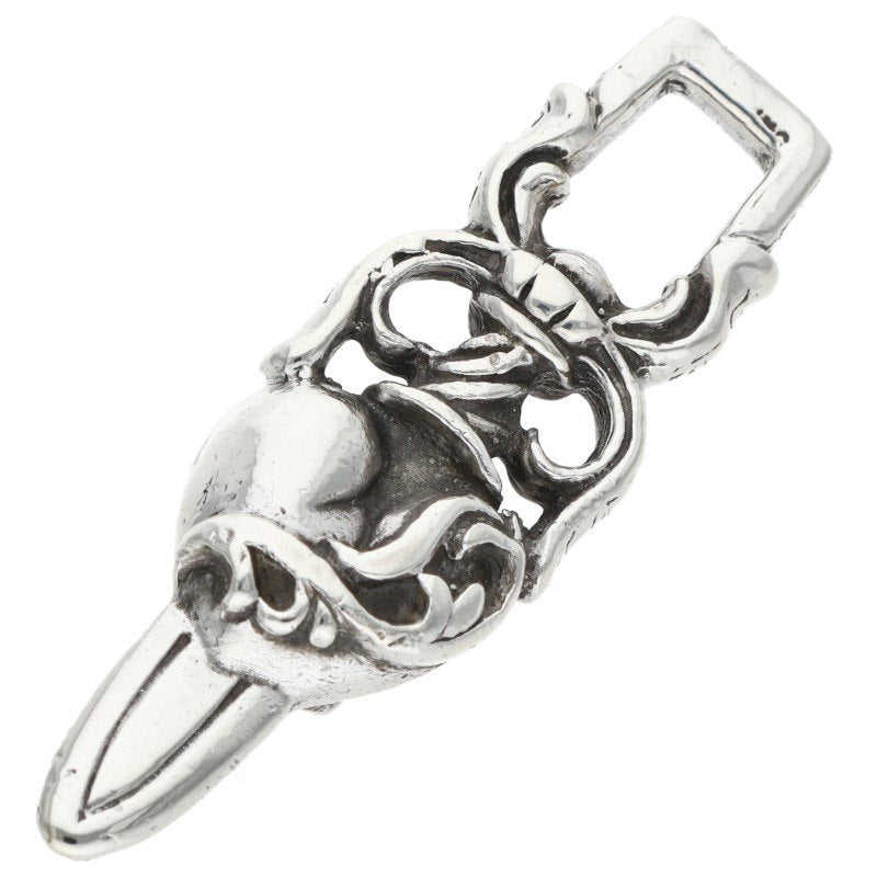 Chrome Hearts Dagger Heart Silver Pendant Size ONE SIZE