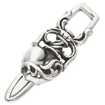 Chrome Hearts Dagger Heart Silver Pendant Size ONE SIZE