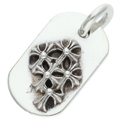 Chrome Hearts Raised Dog Tag Silver Charm Size ONE SIZE