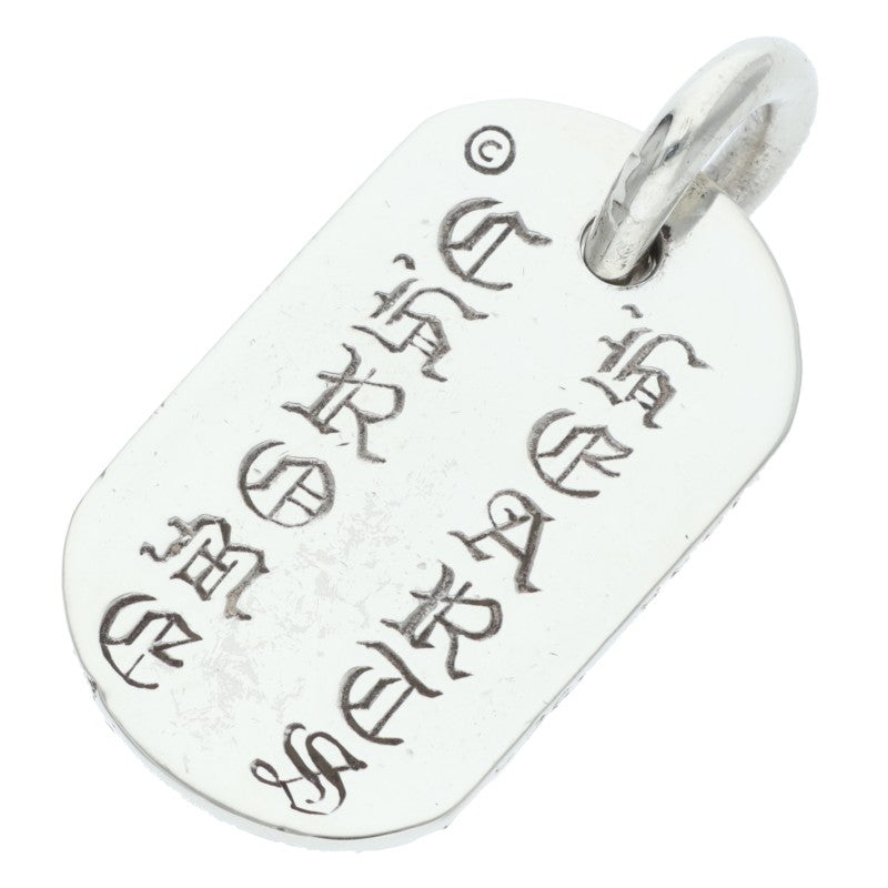 Chrome Hearts Raised Dog Tag Silver Charm Size ONE SIZE