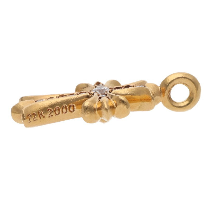 Chrome Hearts 22K Tiny Fat Diamond Pendant Size ONE SIZE