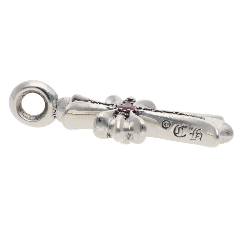 Chrome Hearts Tiny Fat Cross Sapphire Pendant Size ONE SIZE